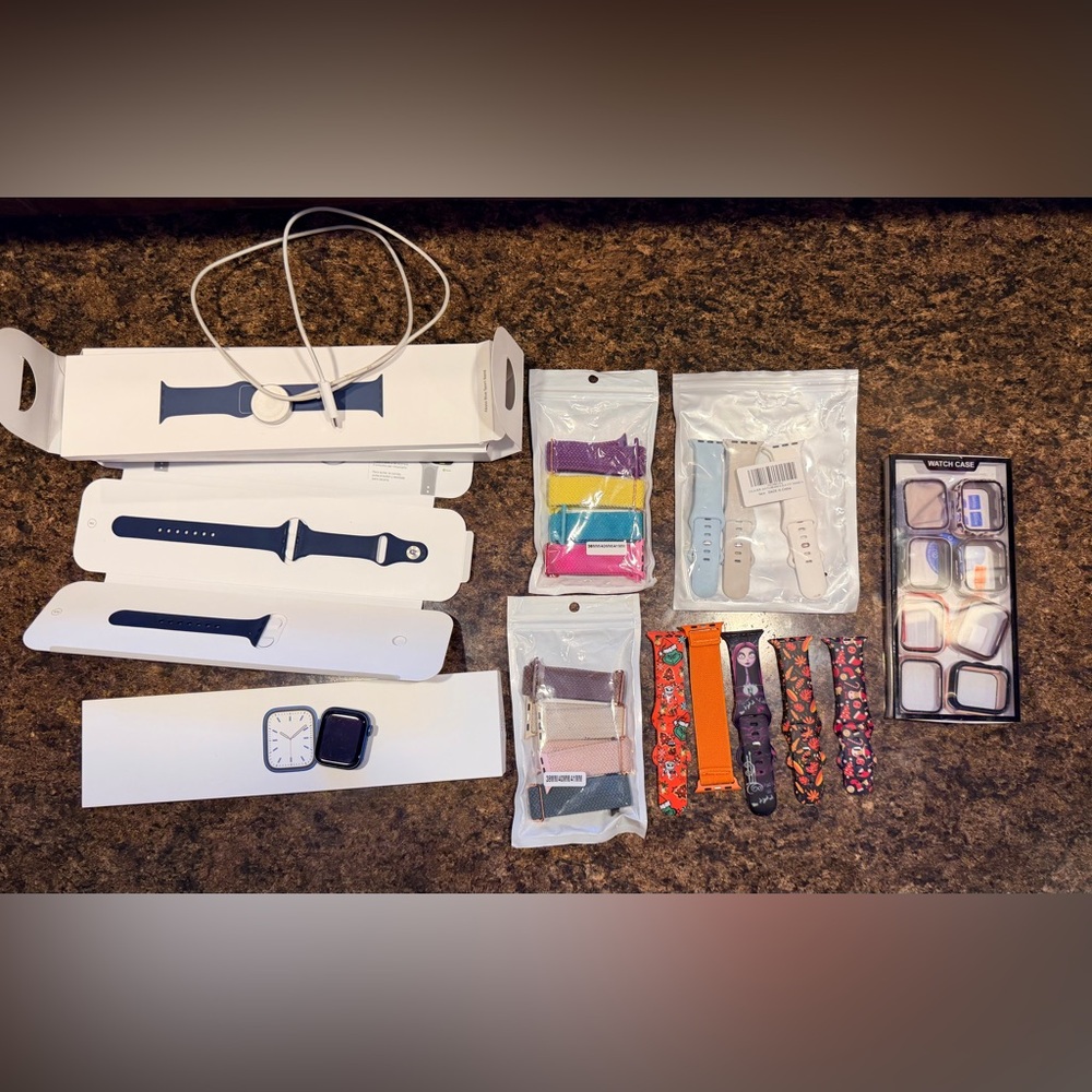 Apple Watch with Colorful Band Collection